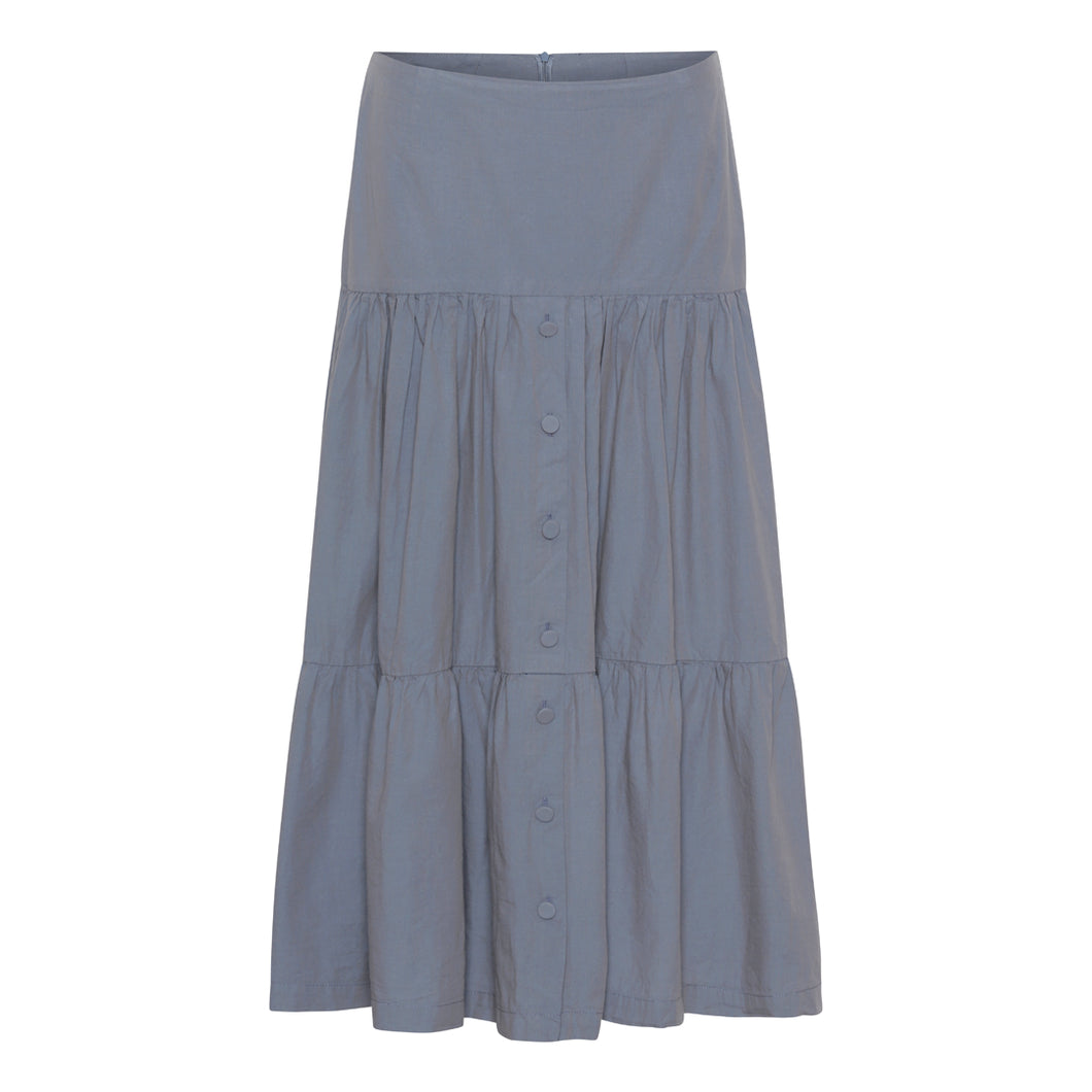 Frill Skirt - Dusty Blue