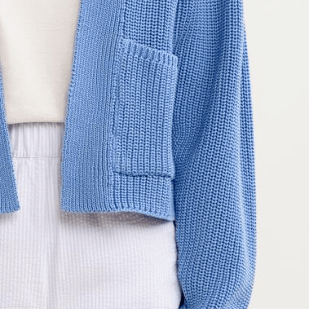 Knit Cardi - Sky Blue